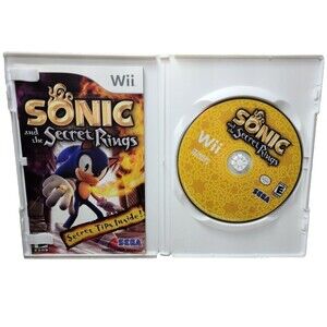 Sonic and the Secret Rings (Nintendo Wii, 2007) Complete Tested CIB